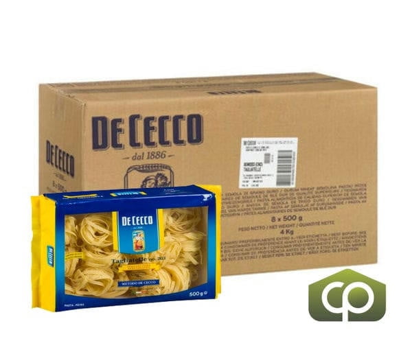De Cecco Pasta Tagliatelle Nest #203 500 GR/1.1 LBS Bulk size (8/Case)