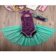 thumbnail image 3 of Justaucorps Sirène pour Nouveau-Née Fille, Robe en Tulle, Barboteuse, Combinaison, Tenue, 3 of 5