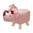 thumbnail image 2 of Repose-pieds Animal Repose-Pieds Chaise pour Changer de Chaussures Pouf Multifonction Mignon pour Pièce dragons Roses, 2 of 8