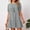 Grey, variant on Gspmoly Casual Dresses for Women, Women'S Summer Loose Fits Dress Cotton Linen Round Neck Short Sleeve Dress Work Dresses for Women Weekly Deals
