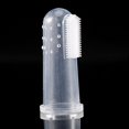 thumbnail image 1 of Toothbrush Silicone Soft Finger Toothbrush Teeth Rubber Clean Massage Brush For Baby Infant, 1 of 8