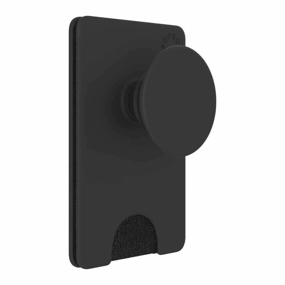 PopSockets PopWallet+ with Integrated PopGrip – Black | Phone