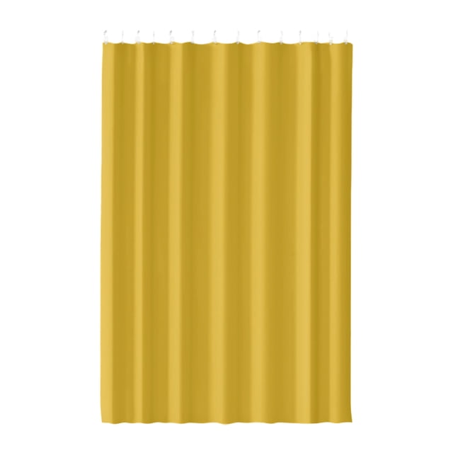 Shower Curtain Liner for Bathroom - Machine Washable Pure Polyester with Hooks Hotel and Easy Care