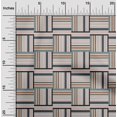 thumbnail image 2 of oneOone Rayon Dark Beige Fabric Geometric Sewing Craft Projects Fabric Prints By Yard 56 Inch Wide, 2 of 5