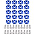 thumbnail image 2 of Universal Aluminum Bumper  Washer Bolt Kit, 20pcs Anodized Finish,For Engine Bay Dress Up, 2 of 7