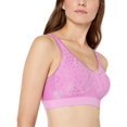 thumbnail image 2 of Bali Soutien-Gorge Sans Armatures Confort Révolution Tailles Intelligentes, L, Rose Pourpre, 2 of 3