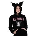 thumbnail image 1 of Hello Sanrio Kuromi Juniors Black Sweatshirt-XL, 1 of 2