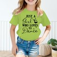 thumbnail image 2 of PMVFHDE Filles Hauts Tendance T-Shirts Tunique Graphique T-Shirt pour Filles Tee Shirt Hauts Manches Courtes Filles Hauts Tube Enfant Filles Mignon Graphique Col Rond Manches Courtes Tee Été T-Shirt Vert Clair,8-9 Ans, 2 of 5
