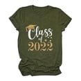 thumbnail image 2 of Pompotops T-Shirt Décontracté à Manches Courtes pour Femmes avec Imprimé Lettre, 2 of 7