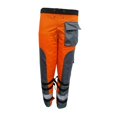 thumbnail image 2 of S SERENABLE Chaps Tablier Chaps à 9 Couches, Enveloppe de Tablier Technique, Travailleur de l'Exploitation Forestière, Ceinture Ajustable, Pantalon Scie à Chaîne Orange m, 2 of 9