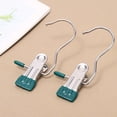 thumbnail image 1 of TopLLC Wall Hooks, Hooks for Hanging 2PCS Essential For Home Life 6 Color Optional Stainless Steel Clothes Hanger Hook Design Traceless Storage Easy To Dry Shorts Socks Fabrics A clothespin, 1 of 8