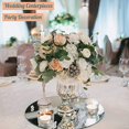 thumbnail image 4 of Round Mirror Plate - Set of 12 Round Mirror Trays - 8 inch Diameter, 1.5 mm Thick Rounded Edge - Perfect for Table, Wedding Centerpieces, Wall Decor, Crafts, 4 of 5