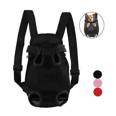 Sac à Dos de Transport pour Chien et Chat, Sac avant Ajustable, Sac de Transport de Voyage Extérieur, Pattes Sorties, Ajustement Facile pour Petits et Moyens Animaux, Chiots