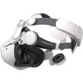 thumbnail image 1 of Oculus/Meta Quest 2 Compatible Design Halo Headband, Oculus Quest 2 Compatible Adjustable Headband and Ear Muffs Accessory, Enhances Support and Game Immersion, Reduces Stress on VR Headset, 1 of 5