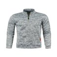 thumbnail image 1 of Men‘s Autumn Stand Collar Zipper Pullover with Long Sleeve, 1 of 5