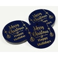 thumbnail image 3 of Inkdotpot Gold Foil Paper Hang Tags Merry Christmas & Happy Holiday Favor Tags 100 Pieces, 3 of 6