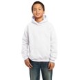thumbnail image 1 of Gildan Boys Long Sleeve Front Pouch Pocket Hooded Sweatshirt. 18500B, 1 of 1