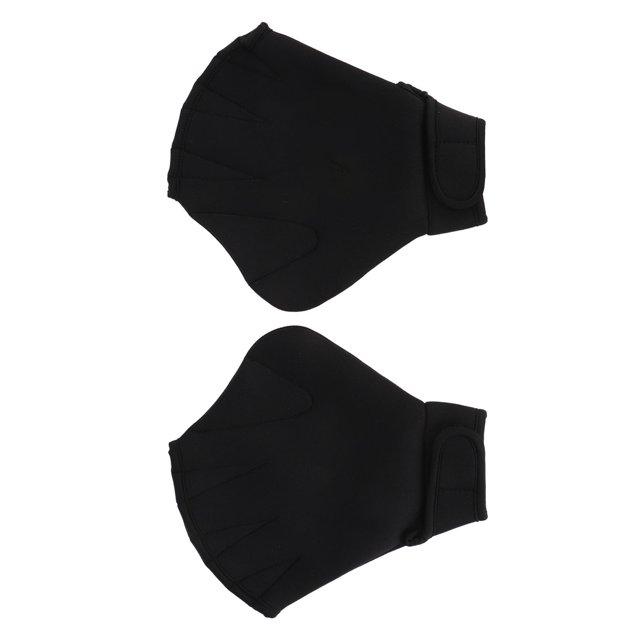 Swimming Gloves, Flexible Enhance Speed 2Pcs Stitching Positioning Swimming Webbed Gloves For Diving For Adults M,L
