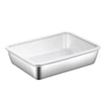 thumbnail image 2 of Amzcrzy Kitchen Appliances Stainless Steel Food Preparation Box Refrigerator Preservation Box Sub Hot Pot Side Box Rectangular Outdoor Cooking Picnic Box Picnic Blanket Kitchen Utensils Set, 2 of 4
