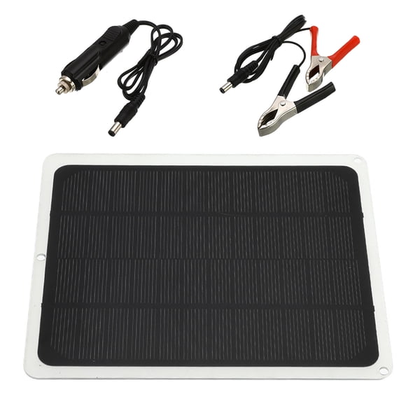 SDNall Solar Panel Charger Car Battery Charger Monocrystalline 20W Solar Fan, Mobile Phone & Car Battery Solar Panel, Eco-Friendly Charging Solution for Canadians Solar Battery Charger