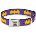 thumbnail image 1 of Buckle-Down DC-WBM002-L BMA Batman Collier pour Chien Noir/argent, 1 of 8