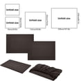 thumbnail image 3 of Coffee 4 Piece Fitted Sheet Set Bedding Comforter Cover Pillowcases Solid Color Imitation Satin Home Textile For Bedroom Hotel 89.7X101.9 Inches Coffee, 3 of 6