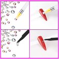 thumbnail image 4 of Nail point drill crayon, double ended DIY nail art tool with acrylic handle, 4 of 5