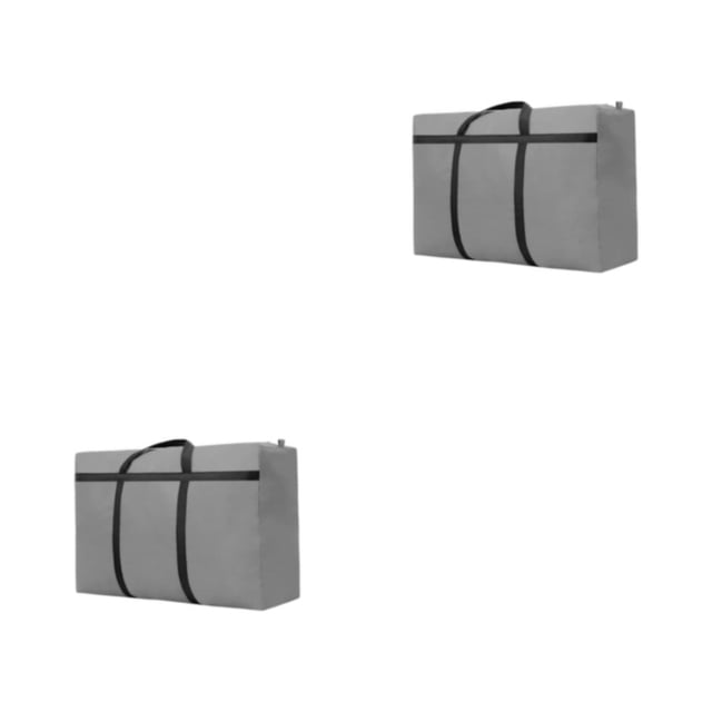 kurtrusly Oxford Bag With No Loose Thread Tear-resistant And Durable Easy To Carry light grey-125L 2Set