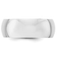 thumbnail image 2 of 10K White Gold 8mm Half Round Band Size 12, 2 of 3