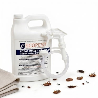 ECOPEST - Bed Bug Spray, Cockroach Spray, Ants Spray - TOTAL INSECT KILLER -3.78L – WITH TRIGGER SPRAY - Spiders Spray, Plant Bugs Spray and much more