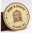 thumbnail image 1 of Rustic Wedding Save The Date Wooden Magnet 30 Custom Engraved Wooden Magnet Personalized Gift, 1 of 2