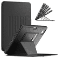 thumbnail image 1 of [PST] iPad Mini 6 6th Gen. Smart Case Cover, Shockproof Leather Magnetic Smart Cover Rugged Stand Case with Pencil Holder, 1 of 4