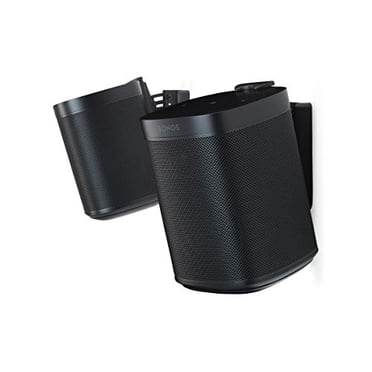 Flexson Support Mural pour Sonos One (Paire, Noir)
