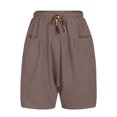 thumbnail image 3 of Gifts for Men LSLJS Men's Summer Solid Color Pocket Drawstring Shorts Mens Shorts, 3 of 5