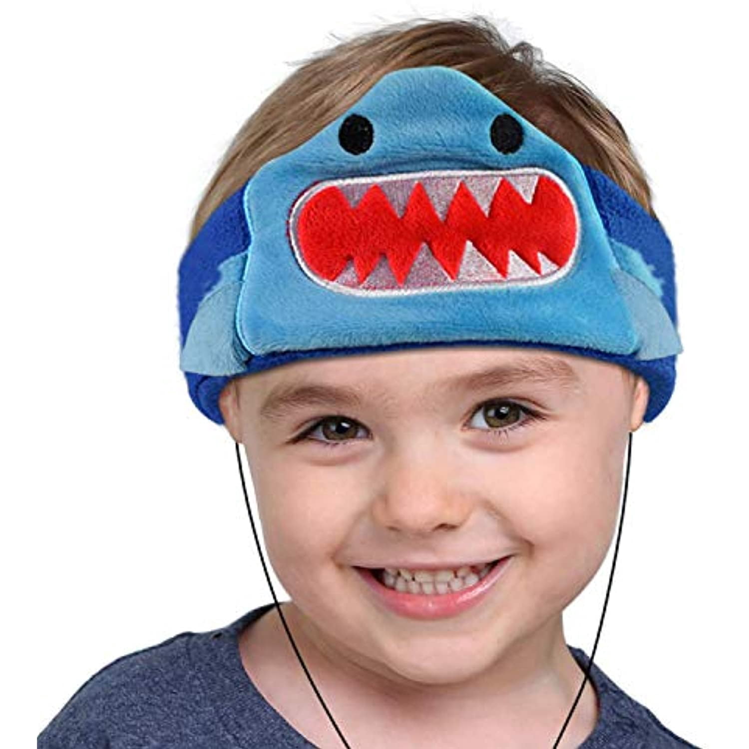 Contixo H1 Kids Headphones Volume Limited with Ultra-Thin Speakers Soft Fleece Headband (Shark)