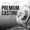 thumbnail image 4 of Max Advanced Brakes - Ensemble de Disques de Frein Arrière pour Subaru Ascent 2019-2023, Disques Arrière de Remplacement Style OE, Meilleur Rapport Qualité-Prix, 4 of 7