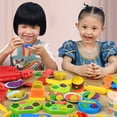thumbnail image 4 of Bamboohart 22Pcs Playdoh Tools Food-Safe Quality Modeling Clay Simple-to-Use Fun Playdough Accessories Imaginative Developmental Playdough Sets for Kids with 8Pcs Clay, 4 of 5