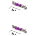 thumbnail image 4 of QualitChoice Rear Drive Shaft 1:12 Crawler Parts Replacement for Wltoys 12423 12428 12429 Purple 2Set, 4 of 6