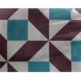 thumbnail image 4 of oneOone Georgette Viscose Fabric Triangle|Parallelogram & Square Geometric Print Fabric By Yard 42 Inch Wide, 4 of 4