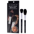 thumbnail image 4 of Sculpt Plus Glow Brush Duo by SIGMA for Women - 2 Pc Small Contour Brush - F05, Spotlight Duster Brush - F37, 4 of 8