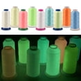 thumbnail image 2 of CIMAXIC 3000 Yards Spool Luminous Glow In The Dark Machine Embroidery Sewing Thread (Claybank),5.12"X3.54"X3.15", 2 of 3