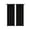 BK, variant on Chmadoxn Home Decor, Polyester Pongee Laminated Light-blocking Curtains Perforated Style Bedroom Concise Sun Protection Curtains Heat-Insulating And Soundproof Curtains Polyester Blackout Curtains