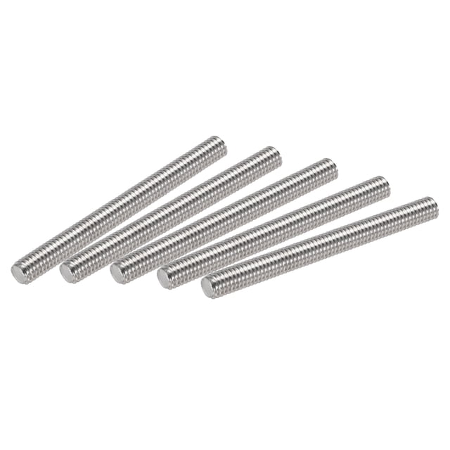Unique Bargains M6 x 60mm Fully Threaded Rod 304 Stainless Steel Right Hand Threads 15 Pack