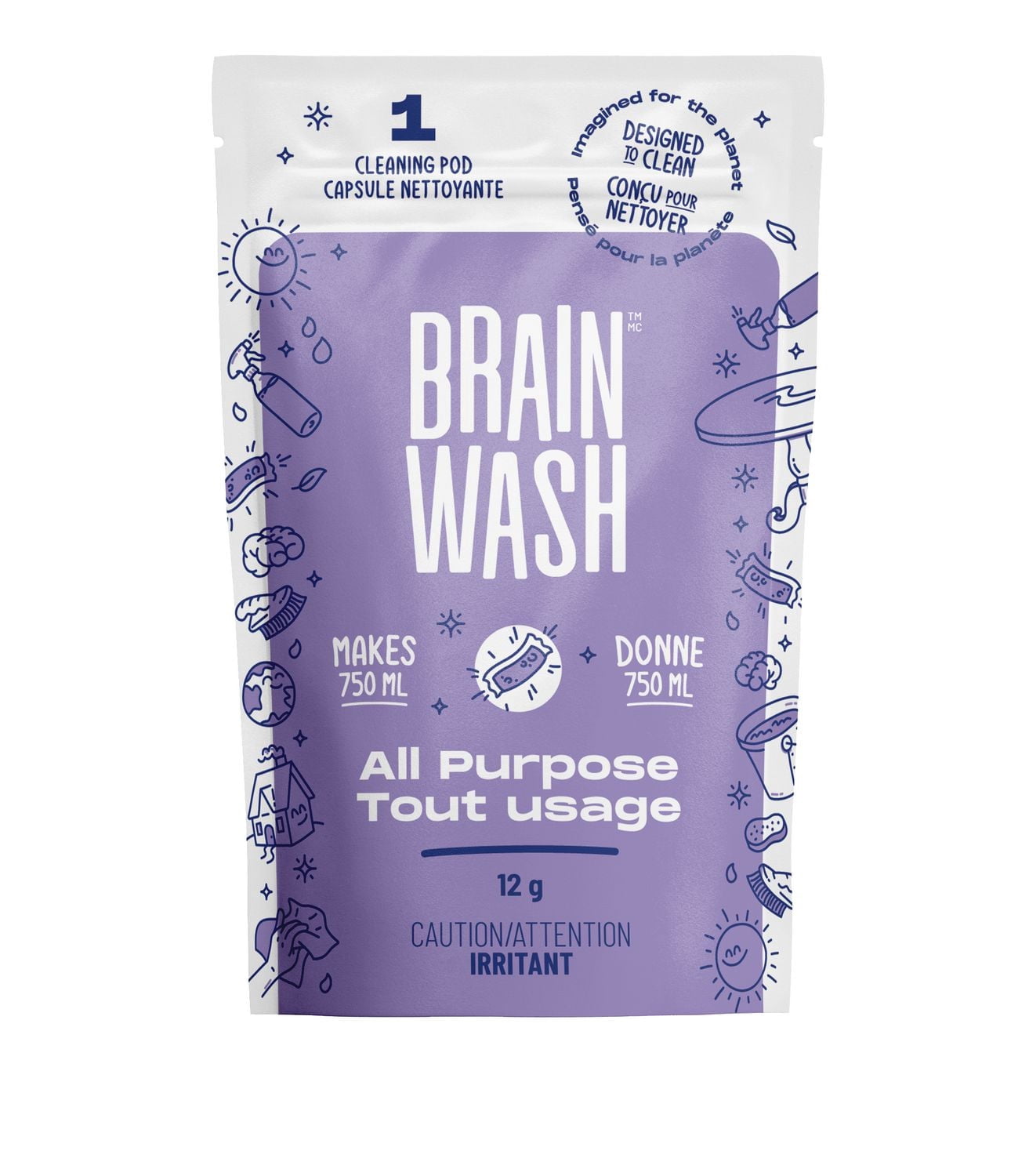 Recharge de Nettoyant Tout Usage Brain Wash