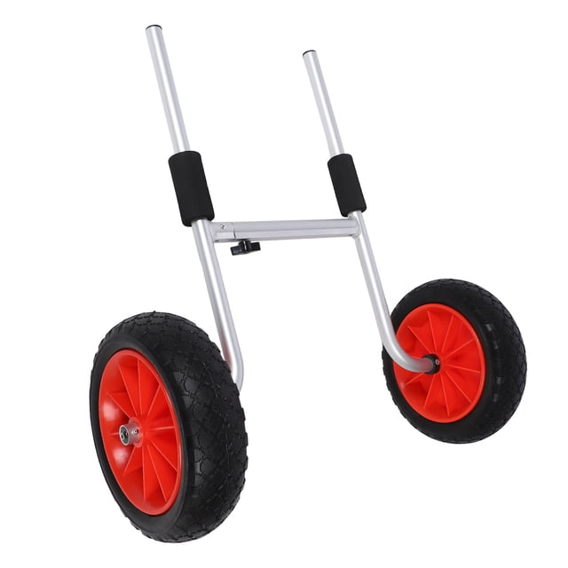 Kayak Cart Dolly, 10in Tires Canoe Carrier Dolly Multipurpose Foldable for Small Boats