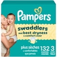 thumbnail image 1 of Pampers Swaddlers Diapers, Size 3 (13-26 lbs), Absorbent, Keeps Baby Dry and Comfortable, Skin Safe Disposable Baby Diaper, 1 of 26