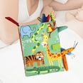 thumbnail image 3 of Soft Crinkle Book Rattle Toy for Infants Educational Car Seat Babies Tigers, 3 of 8