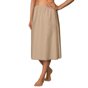 Women's Shadowline 4711630 30 Inch Flare Half Slip (Nude 1X)