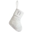 thumbnail image 2 of Aodebiao Personalized Christmas Stocking Embroidered Letter Holiday Sock Fireplace Mantel Decor Gift for Family Festive Home Celebration, 2 of 6