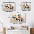 thumbnail image 4 of Designart Multi-Color Mid-Century Modern black framed wall art, Midcentury framed wall art, Colorful Mid Century Abstract gracefulness I , Abstract Midcentury framed wall art decor, black frame, 4 of 5